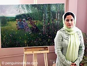 مهری زیرک سیما - آموزشگاه طراحی و نقاشی پنگوئن //// Mehri Ziraksima - PENGUIN Art Gallery & Institute